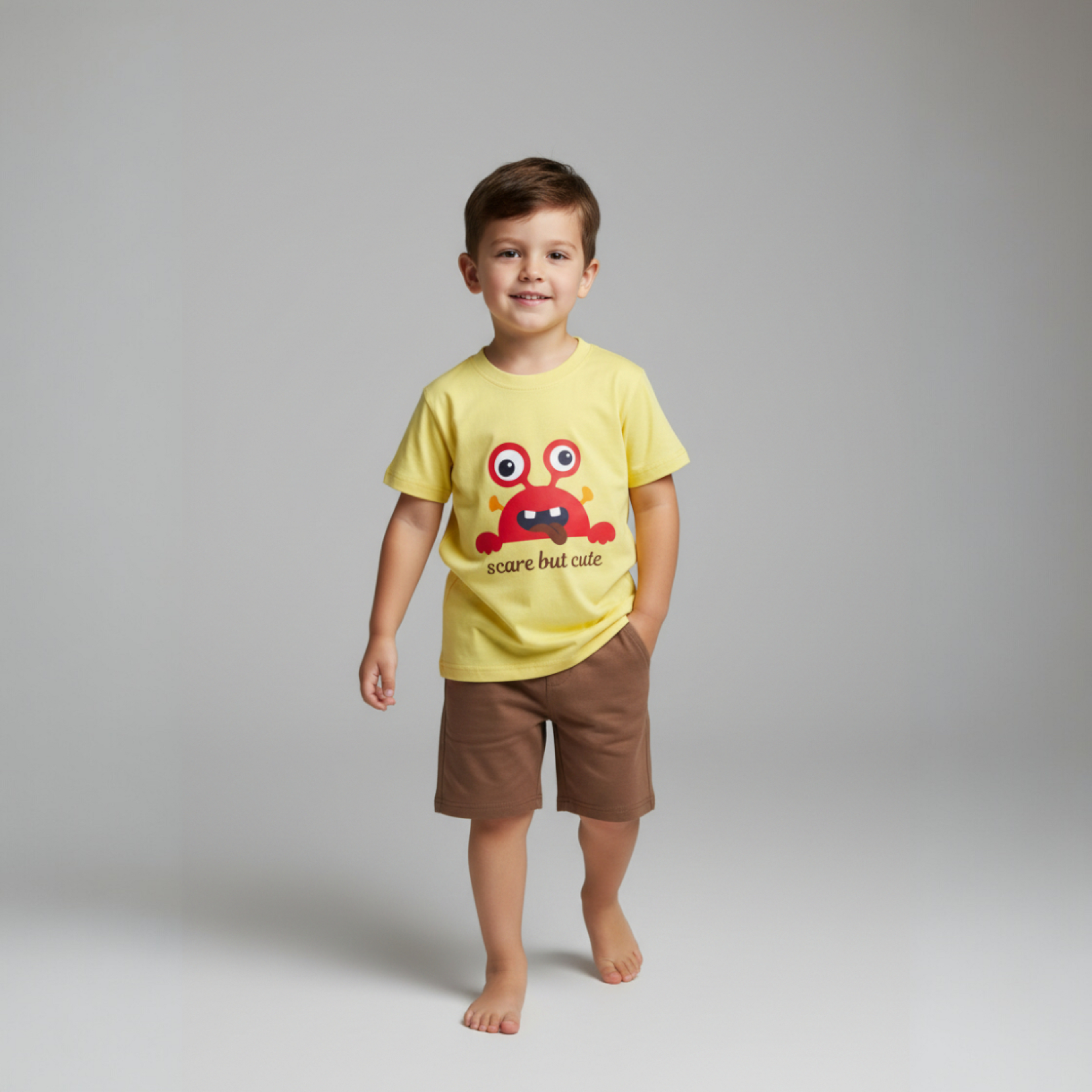 طقم اصفر في كافيه