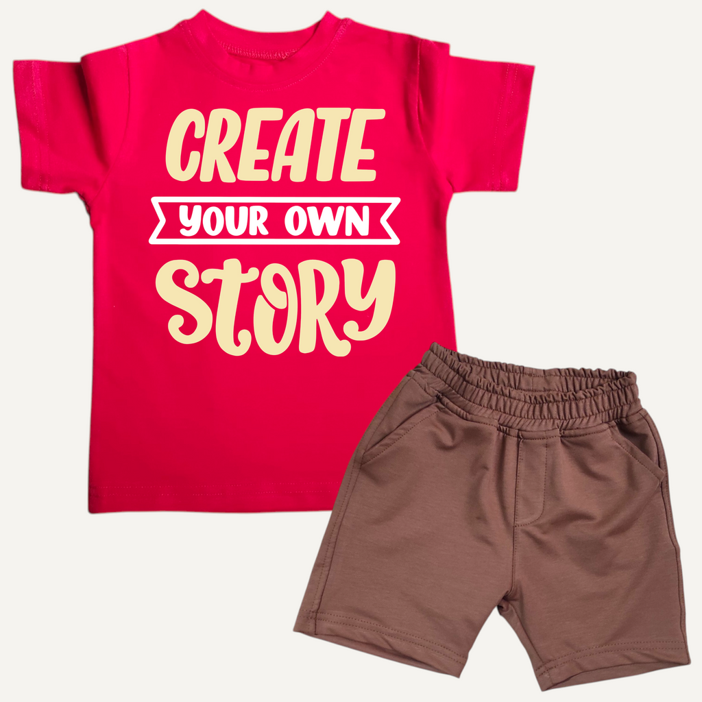 طقم أحمر في كافيه