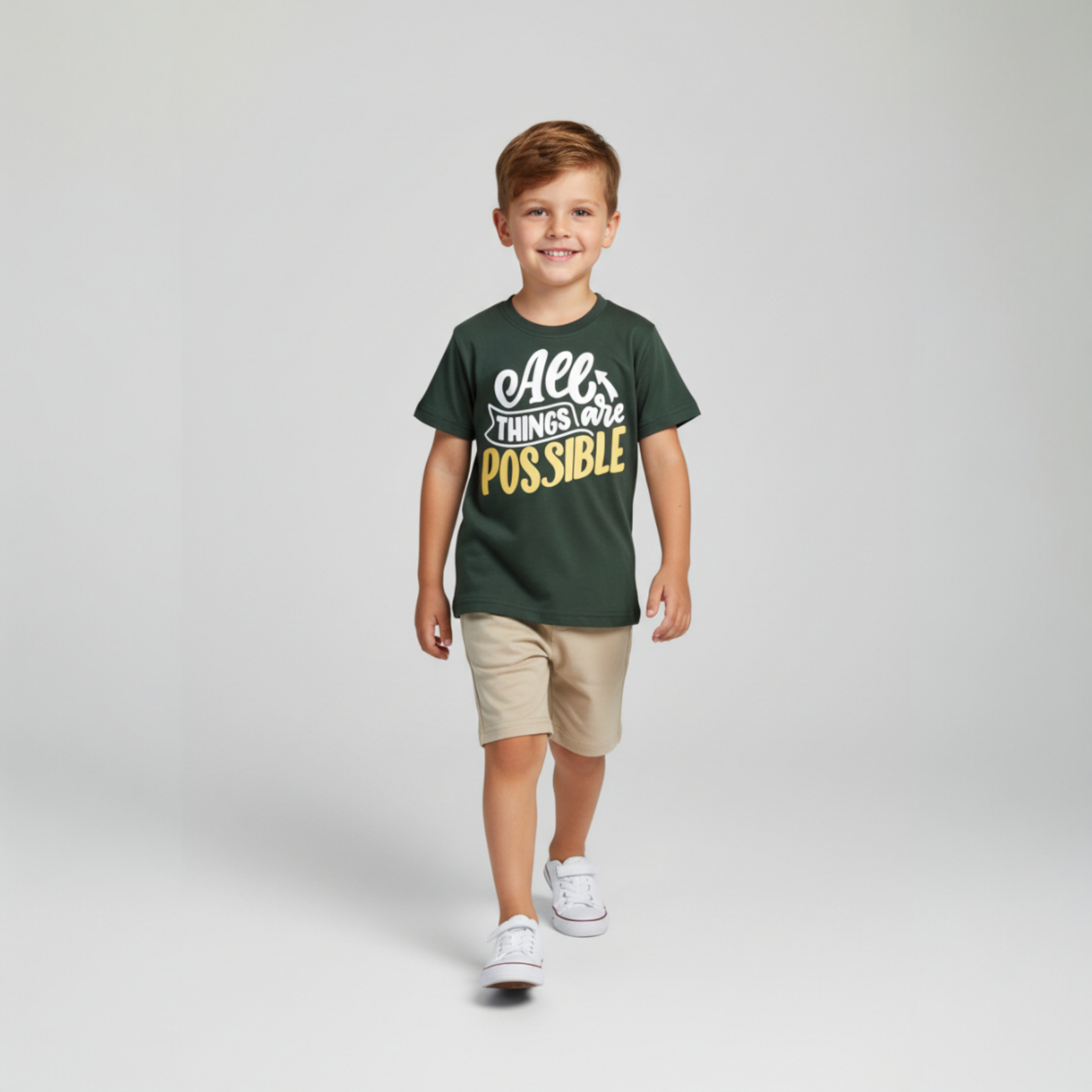 طقم زيتي في بيج