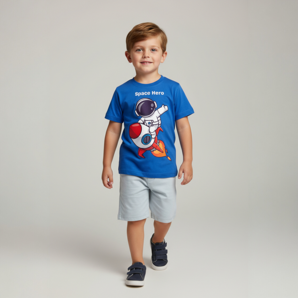 طقم زهري في رمادي فاتح