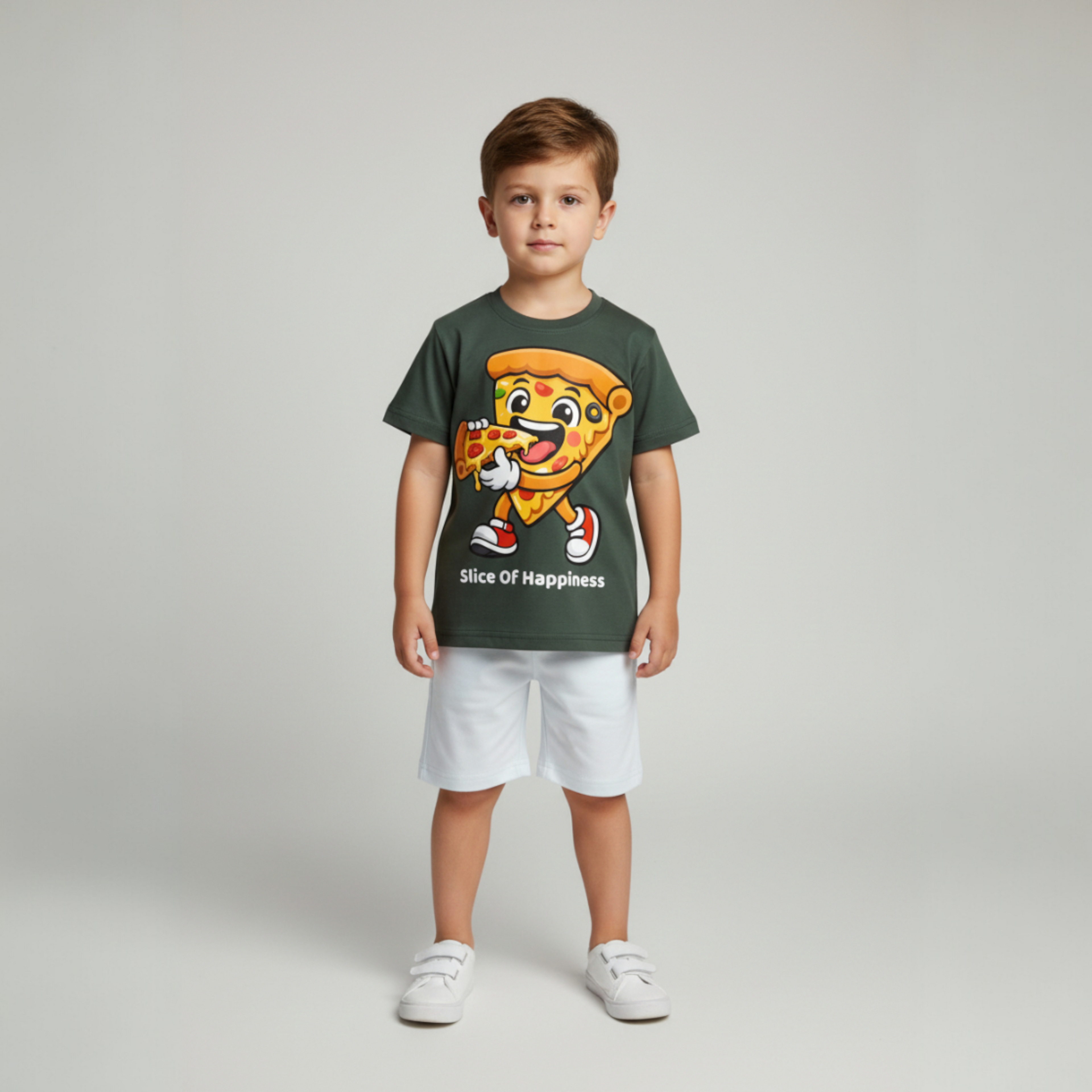 طقم زيتي في اوف وايت