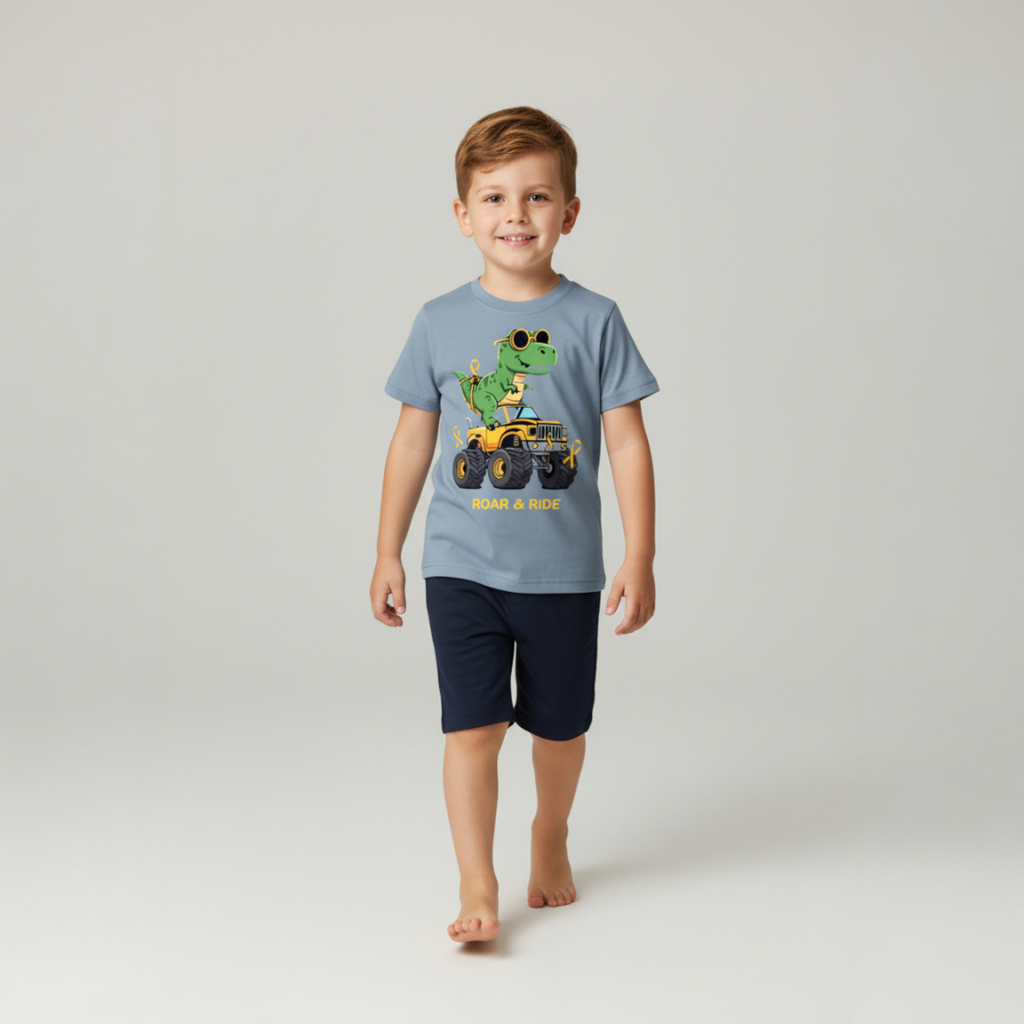 طقم رمادي في اسود