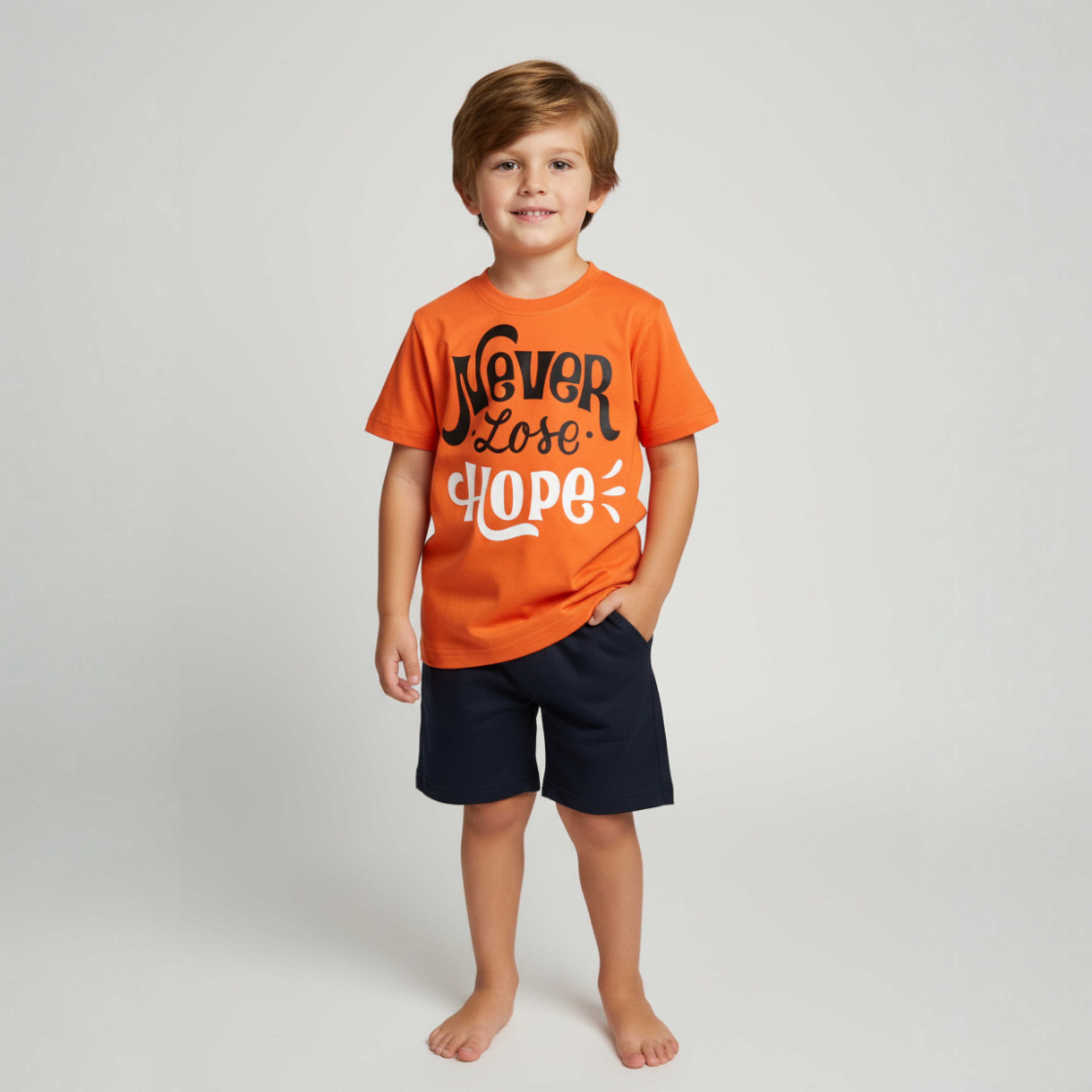 طقم اورانج في اسود