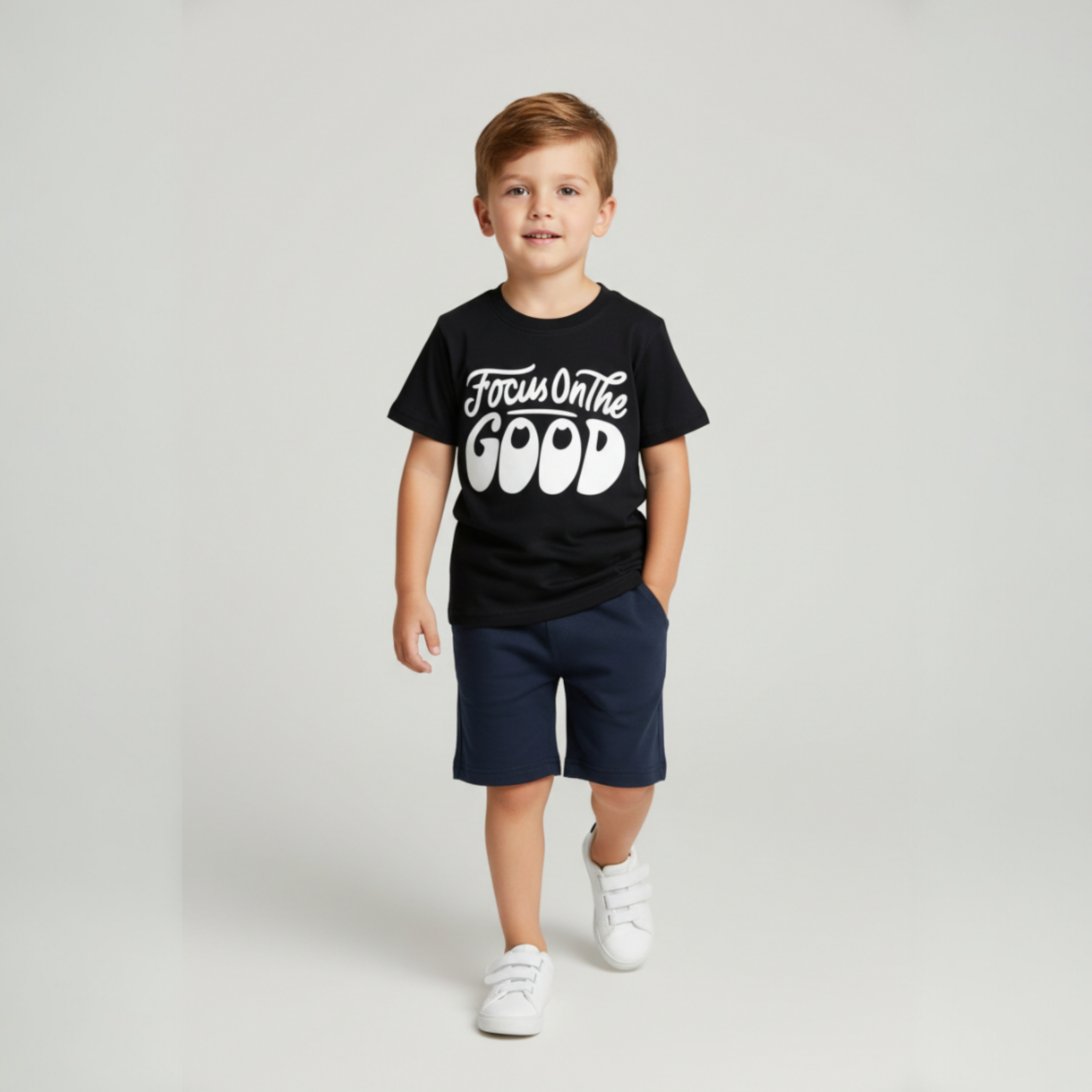 طقم اسود في رمادي غامق