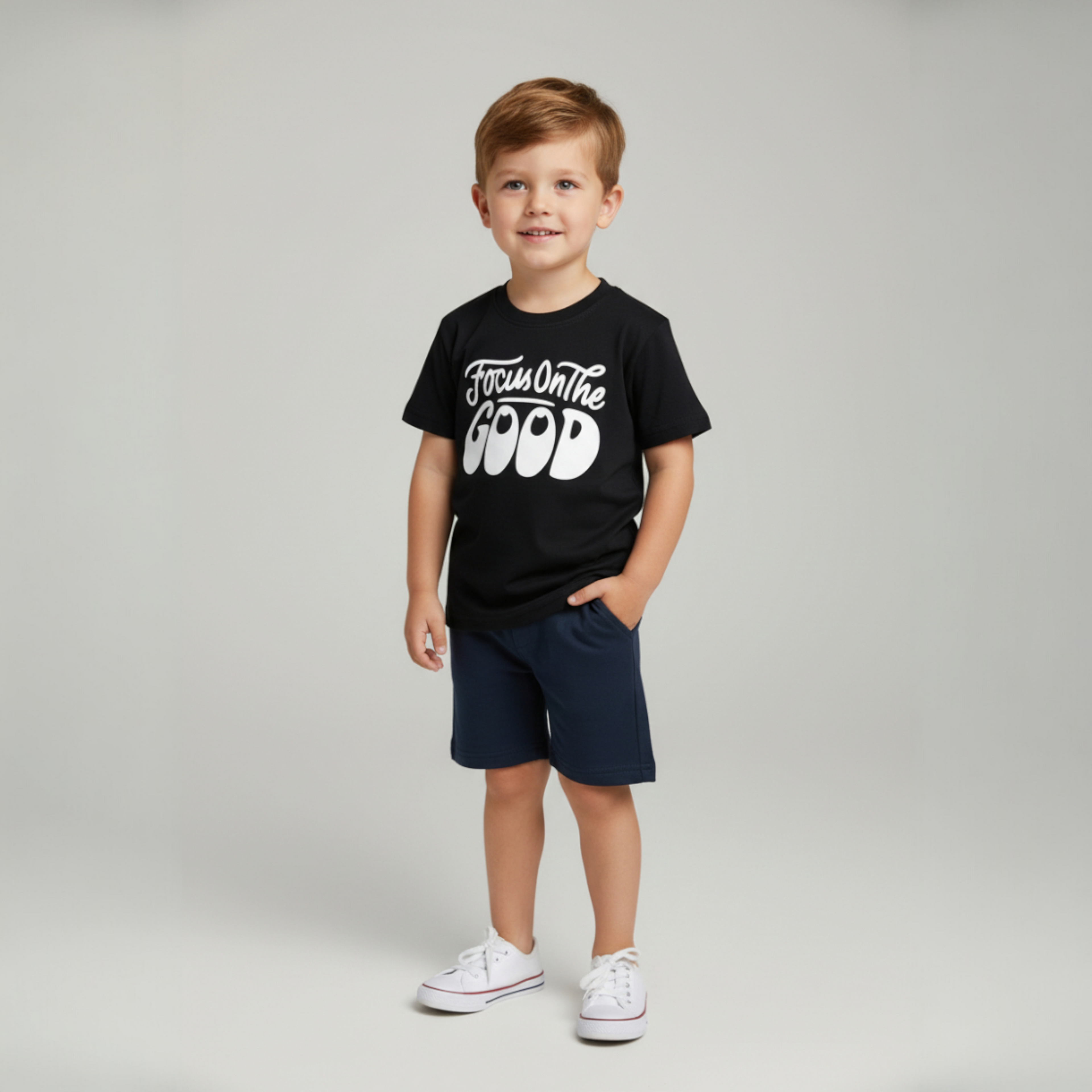 طقم اسود في رمادي غامق